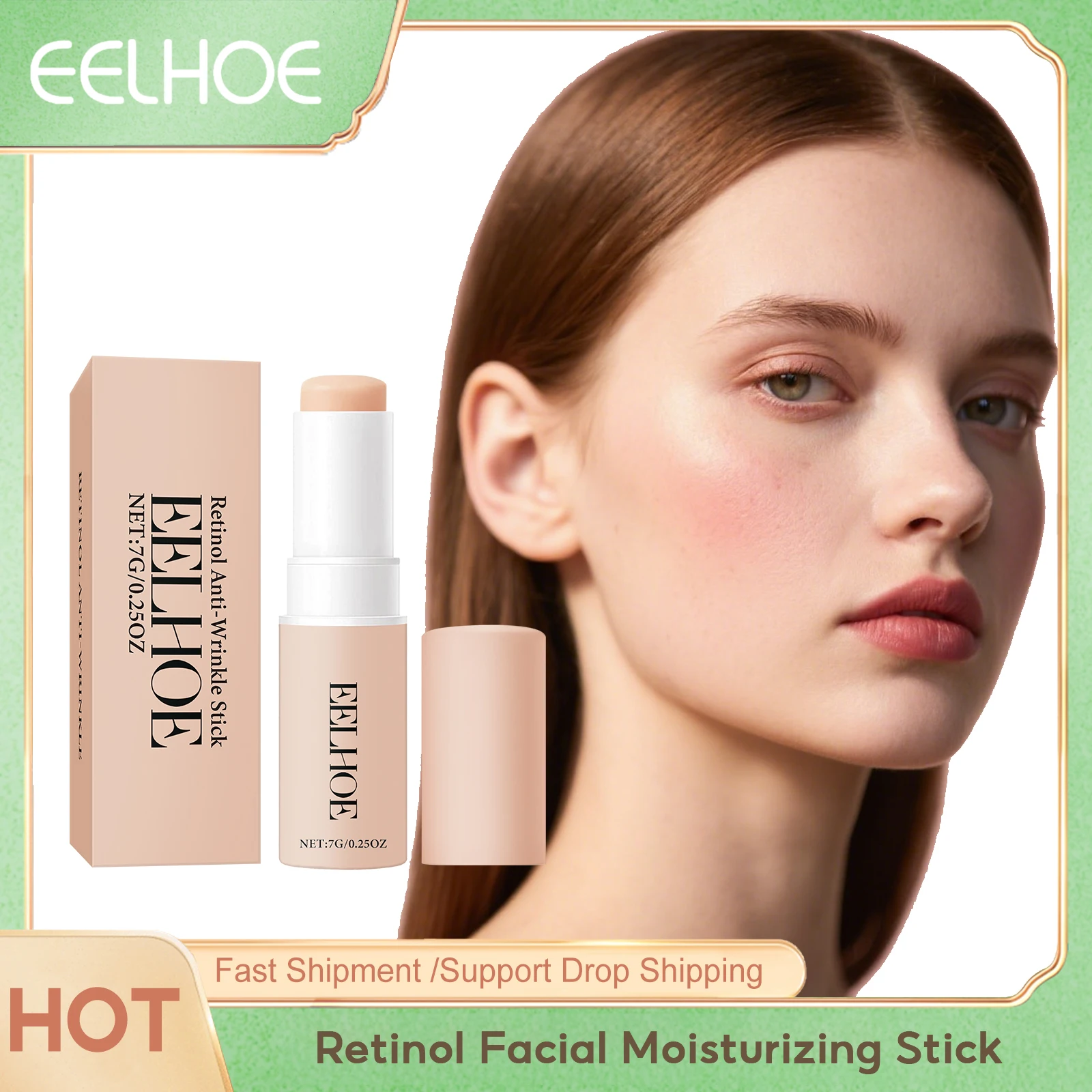 Eelhoe Retinol Facial Moisturizing Cream Sticks Keep Smooth Remove Fine Lines Shrink Pores Nourish Dry Face Firming Balms Stick
Eelhoe Retinol Facial Moisturizing Cream Sticks Keep Smooth Remove Fine Lines Shrink Pores Nourish Dry Face Firming Balms Stick