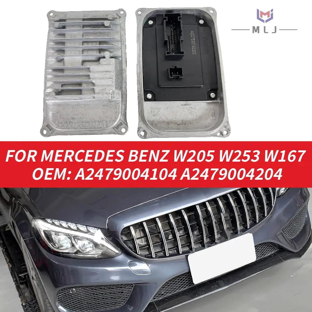 A2479004104 A2479004204 New Headlight LED Driver Unit Daytime Running Light Controller Module For Mercedes Benz W205 W253 W167
A2479004104 A2479004204 New Headlight LED Driver Unit Daytime Running Light Controller Module For Mercedes Benz W205 W253 W167