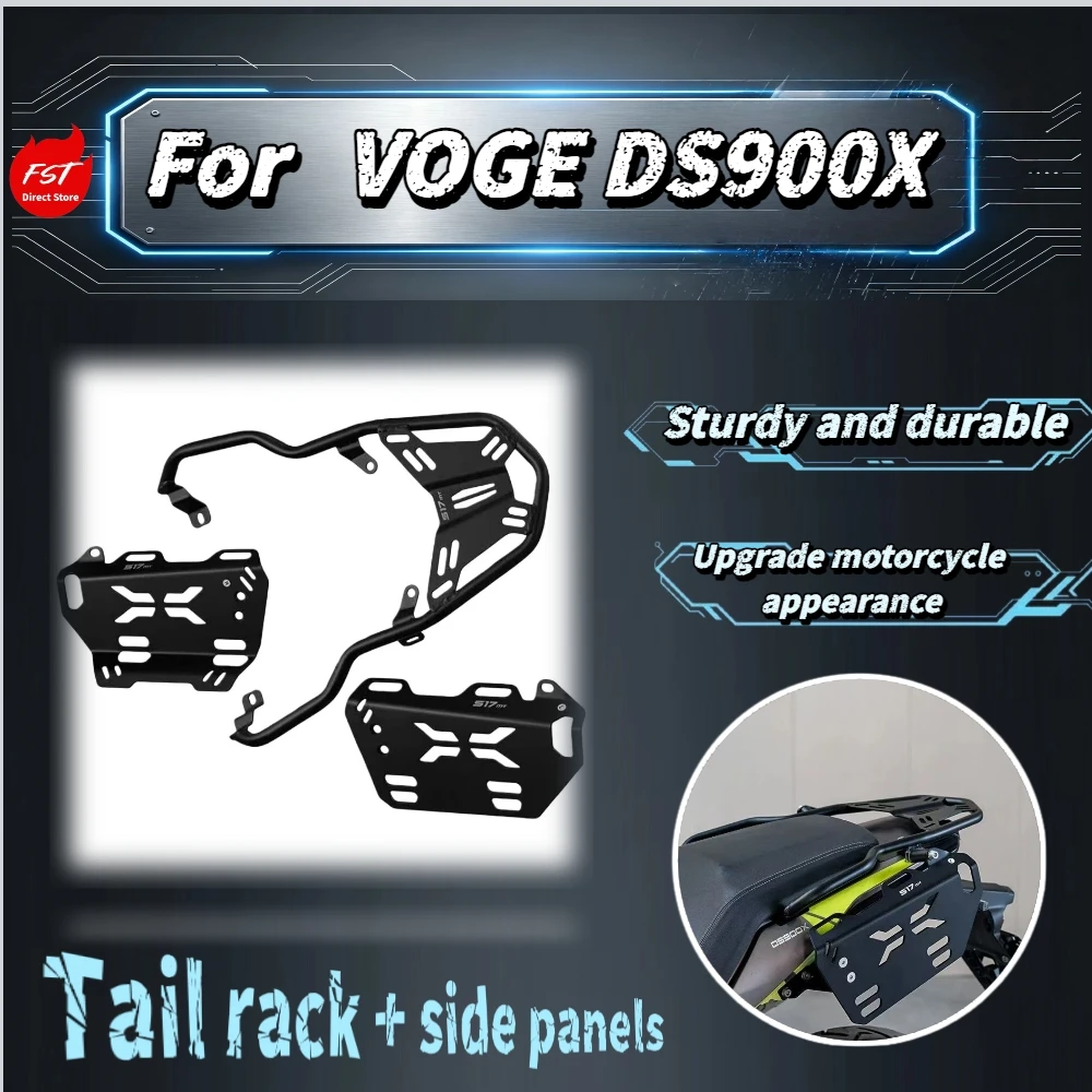 For VOGE DS900X Motorcycle Side Case Bracket, Rear Cargo Rack, Pannier Mounting Plate, Heavy-duty Steel Parts
For VOGE DS900X Motorcycle Side Case Bracket, Rear Cargo Rack, Pannier Mounting Plate, Heavy-duty Steel Parts