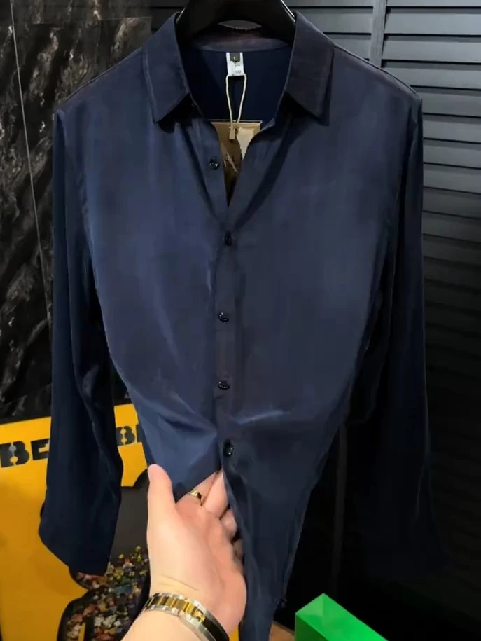 Men's Long Sve irt Comfortable Busin Casual Faion Spring Autumn New Arrival Versatile European Sle Stand Fit
Men's Long Sve irt Comfortable Busin Casual Faion Spring Autumn New Arrival Versatile European Sle Stand Fit