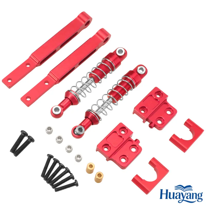 MN Metal Rear Axle Shock Absorber Leaf Spring To Link Conversion Kit For 1/12 MN82 MN82S MN82Pro LC79 RC Crawler Upgrade Parts