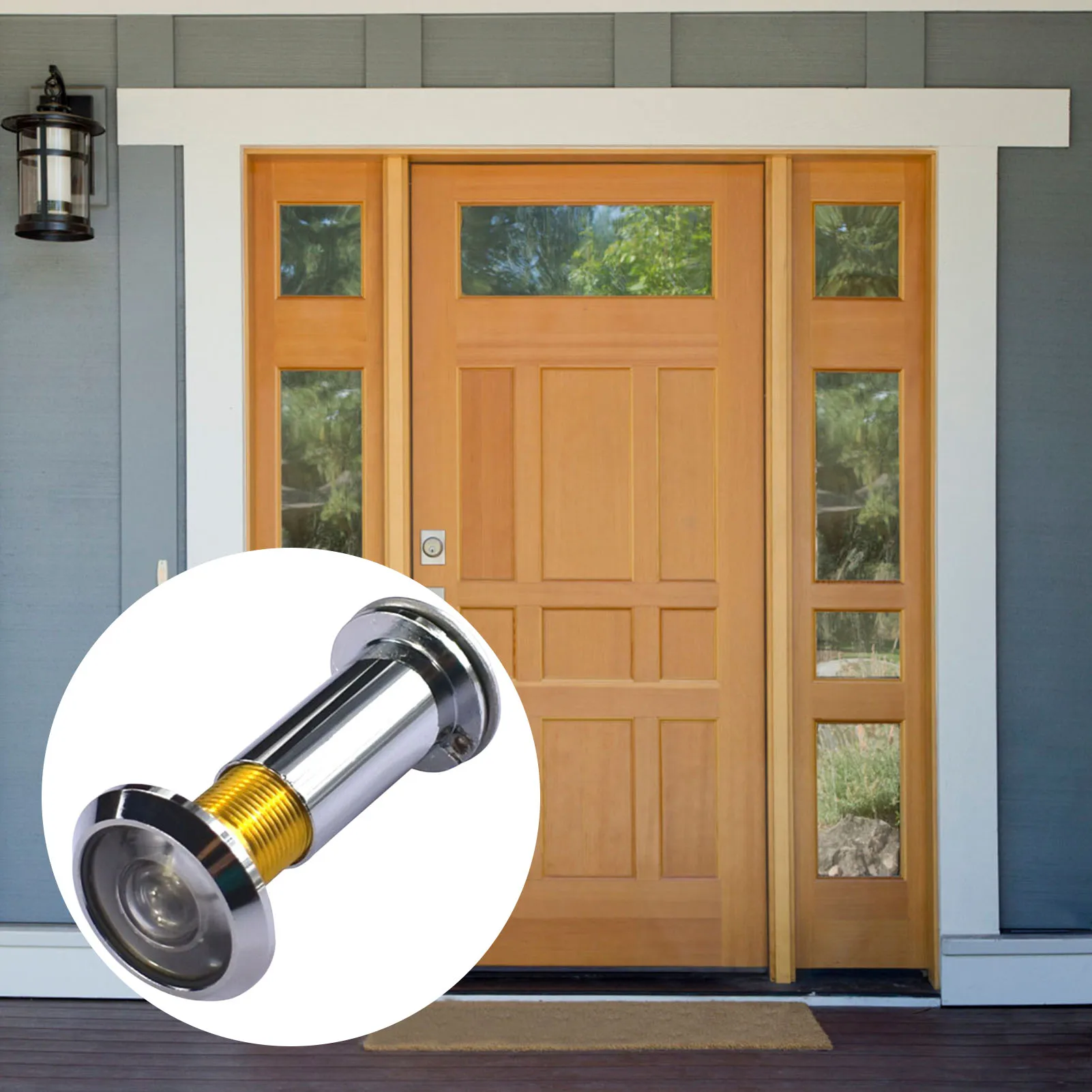Doors Anti-theft Peephole Viewer Adjustable Length 180/200 Degree View with Rear Cover for House Security Accessory SNO88
Doors Anti-theft Peephole Viewer Adjustable Length 180/200 Degree View with Rear Cover for House Security Accessory SNO88