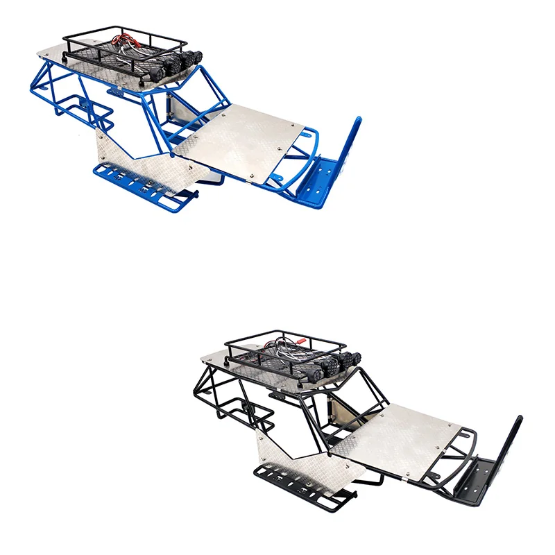 For 1/10 Scale RC Axial Wraith Metal Roll Cage Frame Body With Roof Rack And Metal Sheets Side Step
For 1/10 Scale RC Axial Wraith Metal Roll Cage Frame Body With Roof Rack And Metal Sheets Side Step