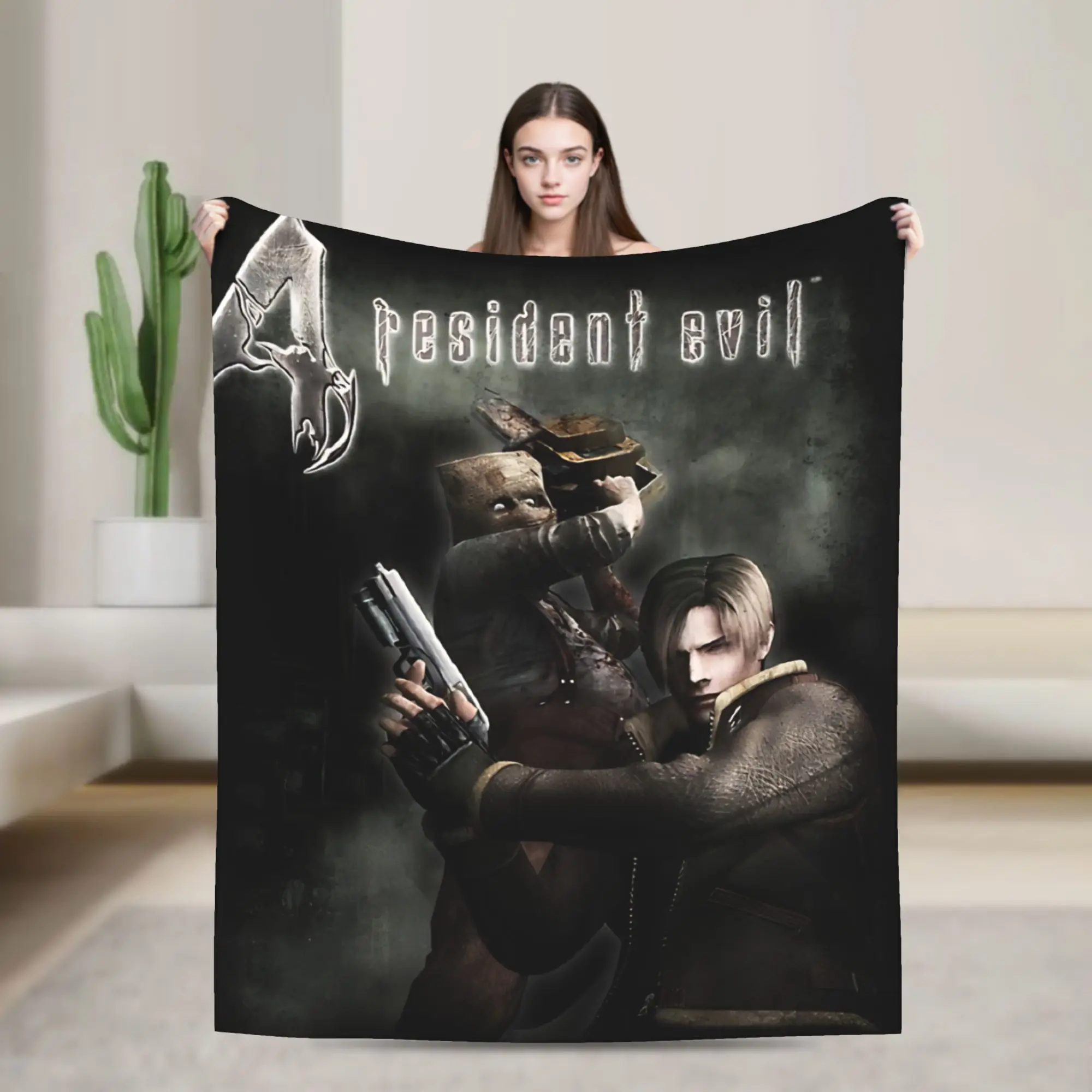 Resident Evil 4 Blanket Quality Soft Throw Blanket Winter Decorative Bedroom Pattern Bedspread
Resident Evil 4 Blanket Quality Soft Throw Blanket Winter Decorative Bedroom Pattern Bedspread