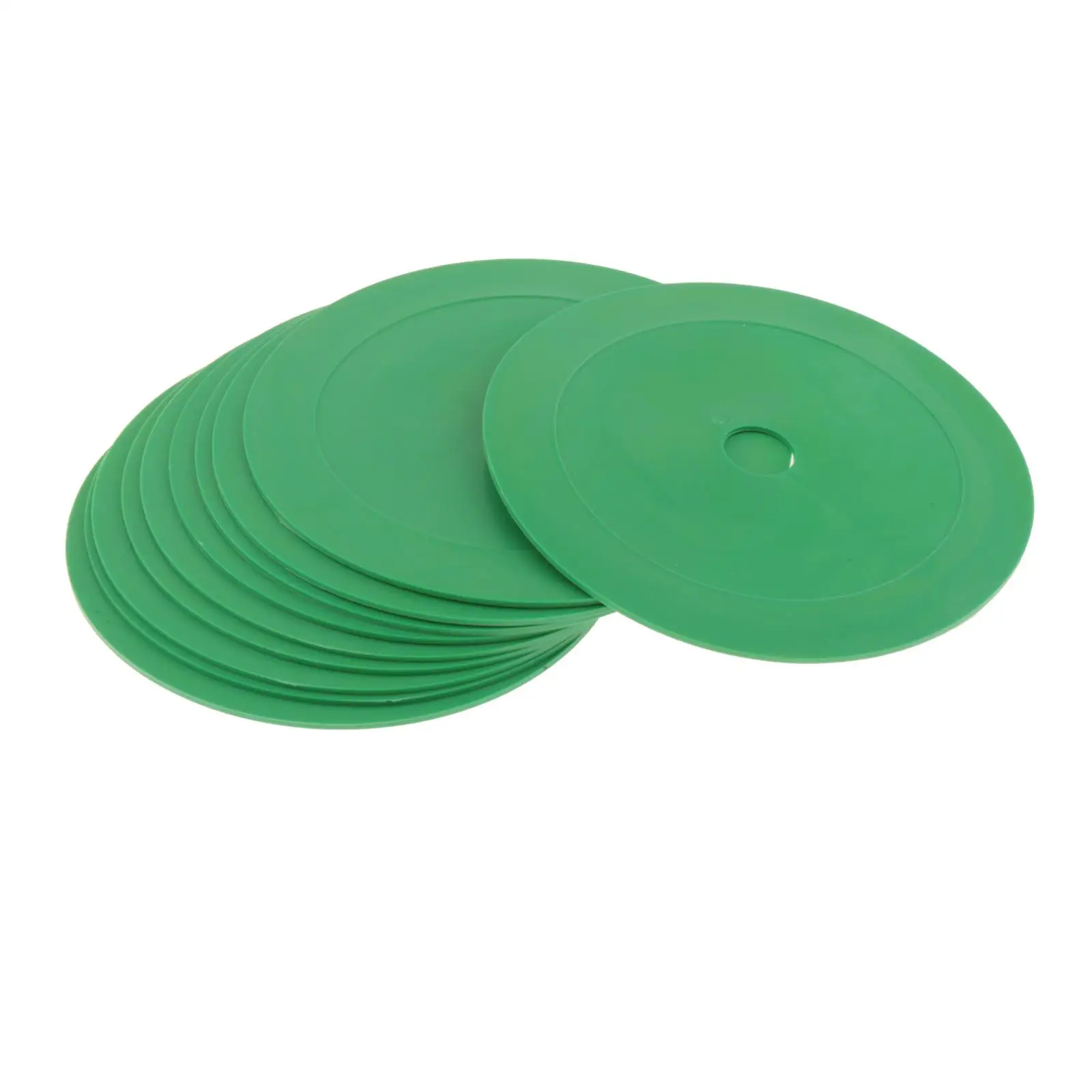 Flat Cones Spots Markers Set of 50 Durable TPR Floor Discs for Sports Team Gym Athletic Practice
Flat Cones Spots Markers Set of 50 Durable TPR Floor Discs for Sports Team Gym Athletic Practice