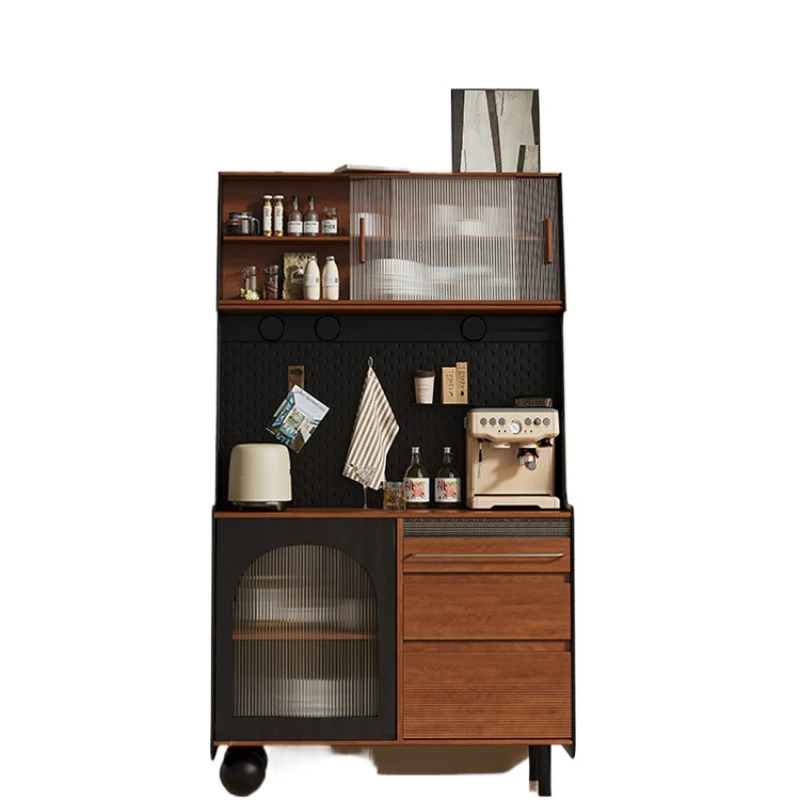 Nordic solid wood retro light luxury restaurant storage cabinet, integrated wall cabinet with drawers for home living room
Nordic solid wood retro light luxury restaurant storage cabinet, integrated wall cabinet with drawers for home living room