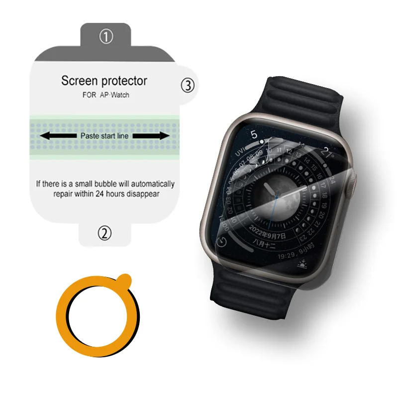 Гидрогелевая 3D Защитная пленка для экрана, Защитная пленка для Apple S8 SE Watch 41 мм 45 мм, защитные пленки из ТПУ с полным изогнутым покрытием, 3 шт.
Гидрогелевая 3D Защитная пленка для экрана, Защитная пленка для Apple S8 SE Watch 41 мм 45 мм, защитные пленки из ТПУ с полным изогнутым покрытием, 3 шт.