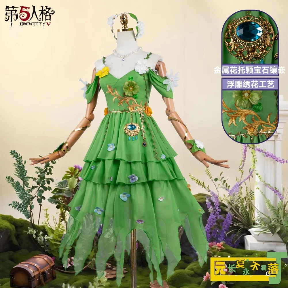 Game Identity V Emma Woods Cosplay Costume Green Dress Accessories The Same Halloween Party Stage Performance Costume
Game Identity V Emma Woods Cosplay Costume Green Dress Accessories The Same Halloween Party Stage Performance Costume