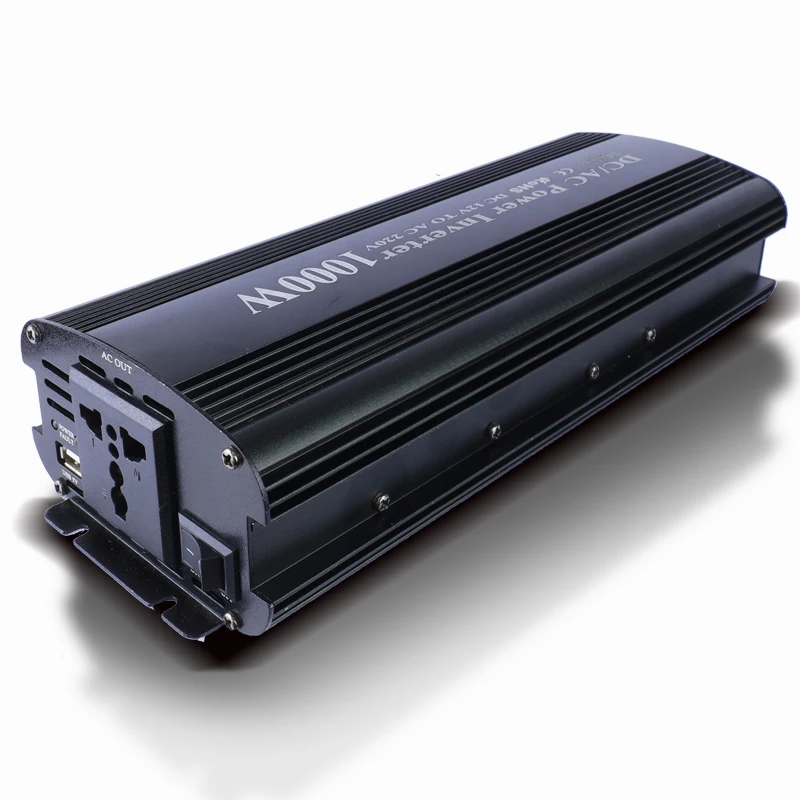 1000W Car Converter with USB Output Single Inverter Charger 12V DC to 220V AC 4-Socket Car Boat Camping Power Inverter
1000W Car Converter with USB Output Single Inverter Charger 12V DC to 220V AC 4-Socket Car Boat Camping Power Inverter