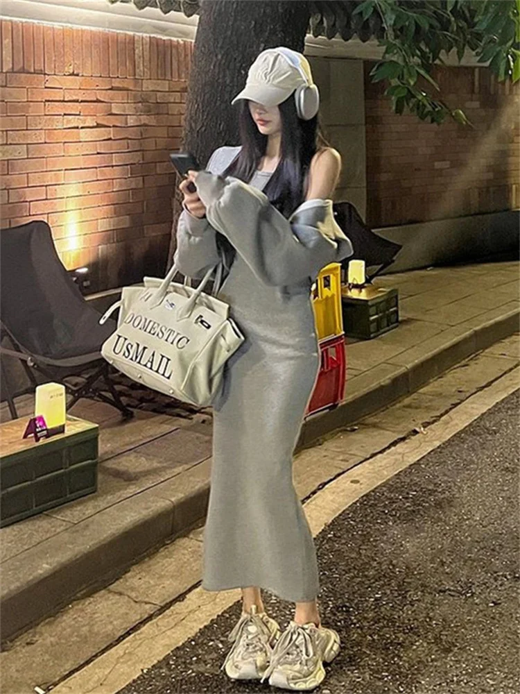 Корейская весенняя спортивная женская новинка: стильный кардиган Dr. Clete OOTD, модный длинный свитер с круглым вырезом
Корейская весенняя спортивная женская новинка: стильный кардиган Dr. Clete OOTD, модный длинный свитер с круглым вырезом