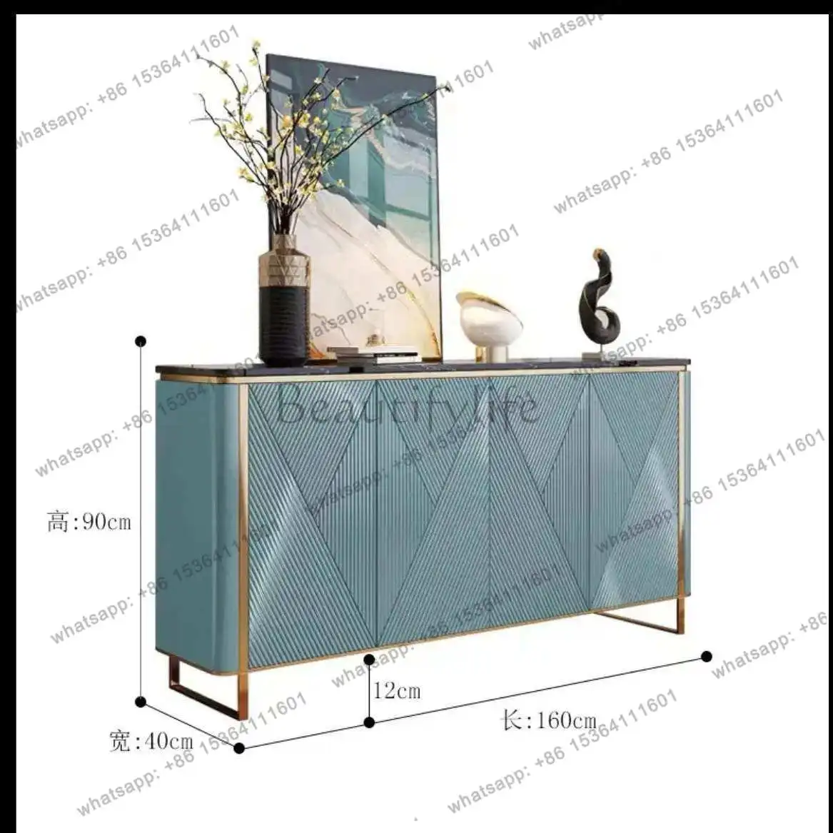 Light luxury rock slab dining side cabinet, entrance entrance, living room decoration, storage, locker
Light luxury rock slab dining side cabinet, entrance entrance, living room decoration, storage, locker