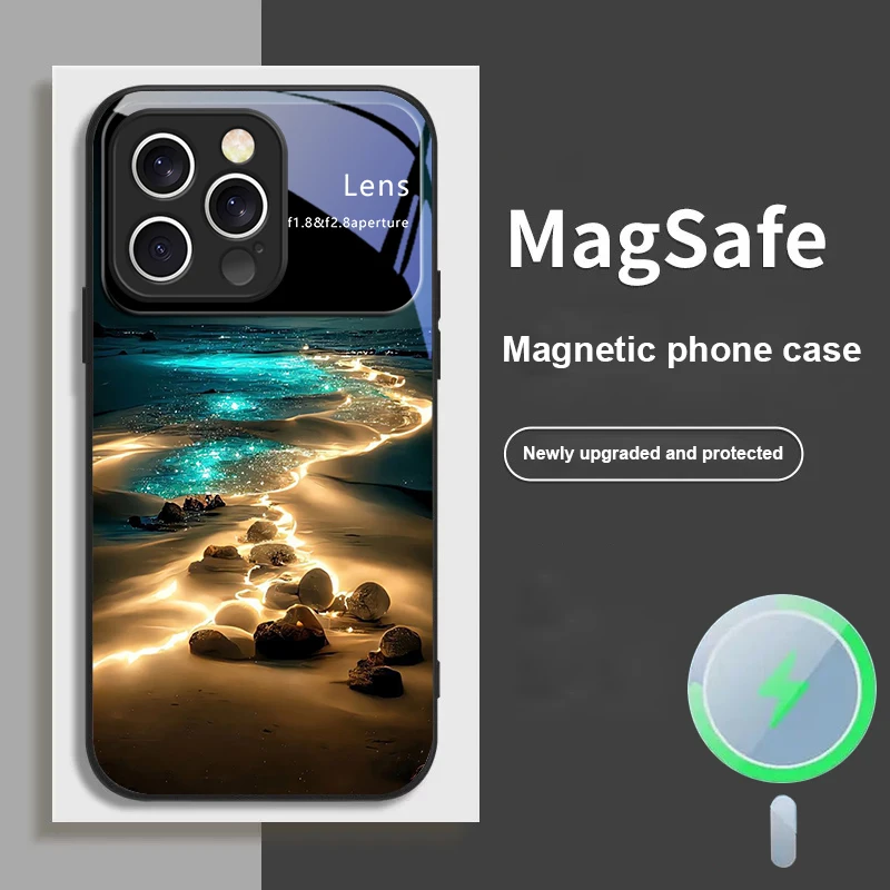 Deep blue seawater spot For iPhone 17 Pro Max 16E 15 Pro 14 13 Plus 12 mini 11 XR Xs X 7 8 16 17 Air Magsafe Glass Phone Case
Deep blue seawater spot For iPhone 17 Pro Max 16E 15 Pro 14 13 Plus 12 mini 11 XR Xs X 7 8 16 17 Air Magsafe Glass Phone Case