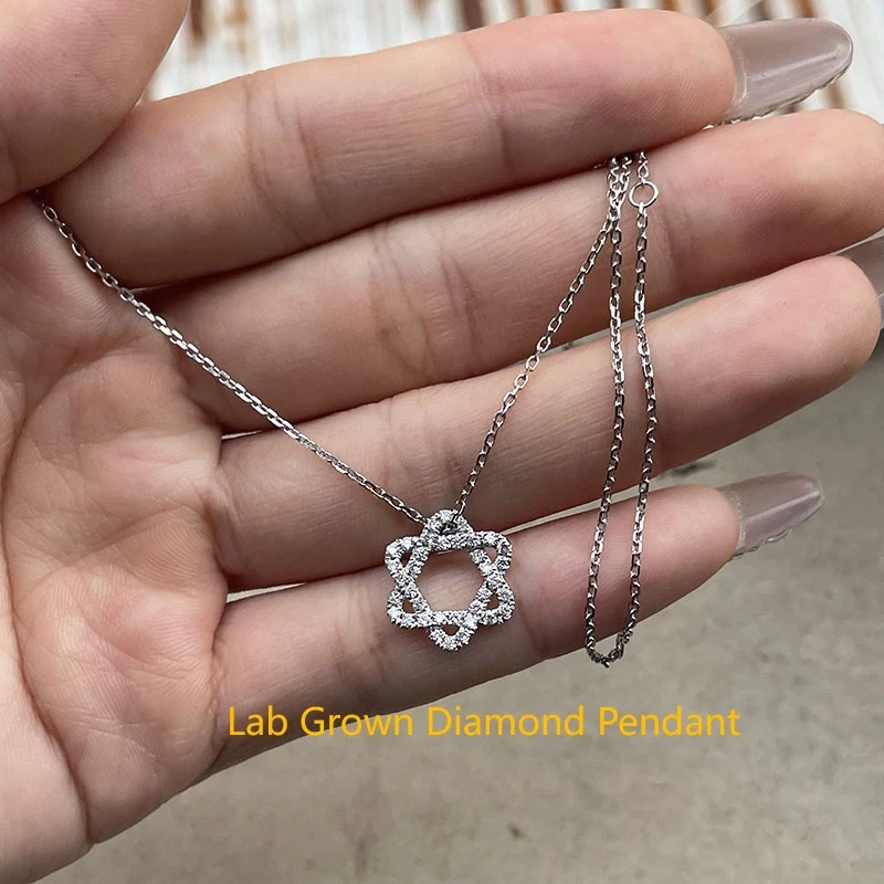 0.36ctw Round Shape Grown Diamond Platinum 950 Pendant Necklace DEF VS-VVS Diamond Necklace For Lady
0.36ctw Round Shape Grown Diamond Platinum 950 Pendant Necklace DEF VS-VVS Diamond Necklace For Lady