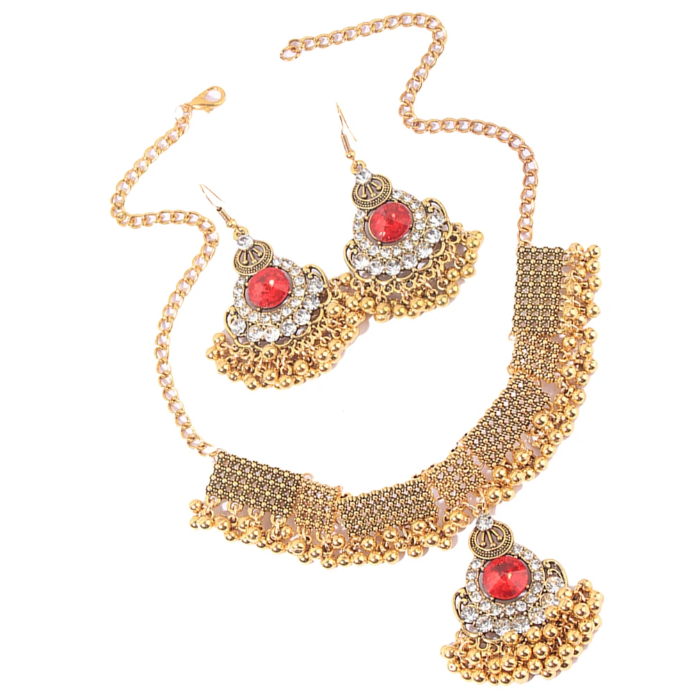 1 set Retro Clavicle Necklace Earrings Set Women Choker Pendant Dangle Tassel Drop Jewelry Gift African Style Trendy Elegant
1 set Retro Clavicle Necklace Earrings Set Women Choker Pendant Dangle Tassel Drop Jewelry Gift African Style Trendy Elegant