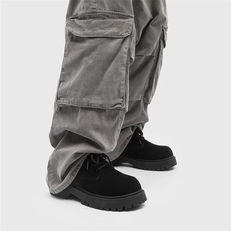 Новые мужские рабочие ботинки дерби на массивном каблуке, замшевые туфли на шнуровке в стиле ретро, дышащая повседневная обувь с низким берцем на толстой подошве для мужчин
Новые мужские рабочие ботинки дерби на массивном каблуке, замшевые туфли на шнуровке в стиле ретро, дышащая повседневная обувь с низким берцем на толстой подошве для мужчин