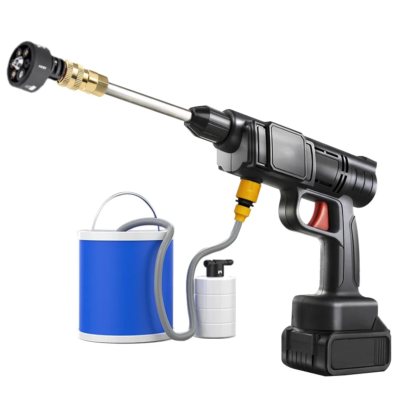 New Wireless Portable High Pressure Handheld Car Washer Cordless Water Car Wash Gun For Car Wash
New Wireless Portable High Pressure Handheld Car Washer Cordless Water Car Wash Gun For Car Wash