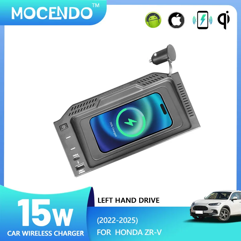 Car Wireless Charging Pad for Honda ZR-V 2022-25, Phone Charger Mount, Mobile Holder, Fast Charge
Car Wireless Charging Pad for Honda ZR-V 2022-25, Phone Charger Mount, Mobile Holder, Fast Charge