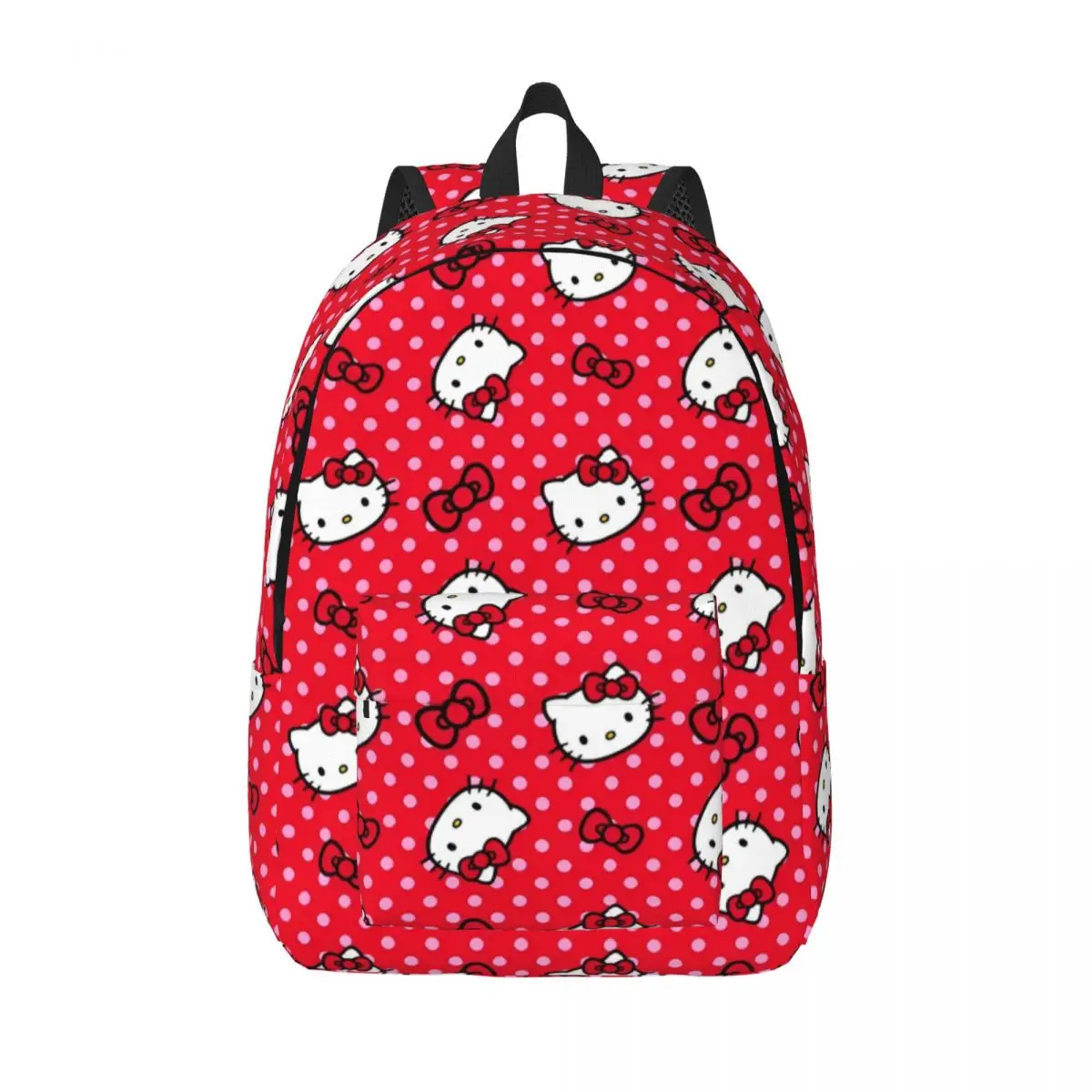 Красный мультфильм Hello Kitty для мужчин, женщин, студентов, школьный рюкзак, холст, рюкзак, начальный старший колледж, пеший туризм 
Красный мультфильм Hello Kitty для мужчин, женщин, студентов, школьный рюкзак, холст, рюкзак, начальный старший колледж, пеший туризм