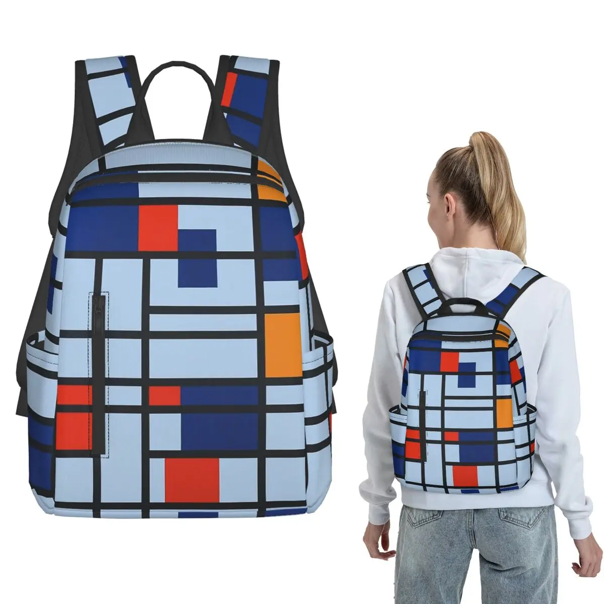 Abstract Geometric Modern Art Composition Backpack Large Capacity Kids BookBag School Bag Shoulder Bags for Men Women
Abstract Geometric Modern Art Composition Backpack Large Capacity Kids BookBag School Bag Shoulder Bags for Men Women
