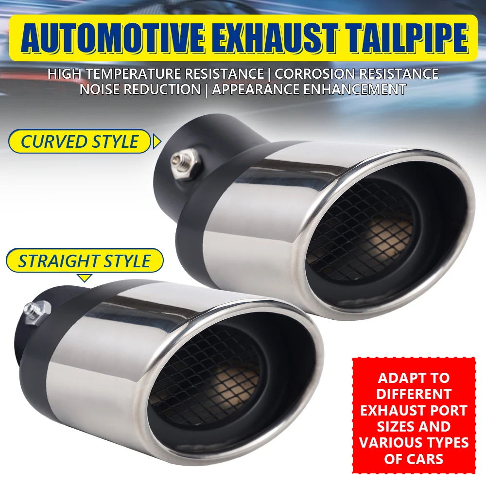 Universal Double Outlet Car Exhaust Trim Muffler Pipe Tail Car Decoration Chrome Tail Pipe Stainless Steel Car Styling Accessory
Universal Double Outlet Car Exhaust Trim Muffler Pipe Tail Car Decoration Chrome Tail Pipe Stainless Steel Car Styling Accessory