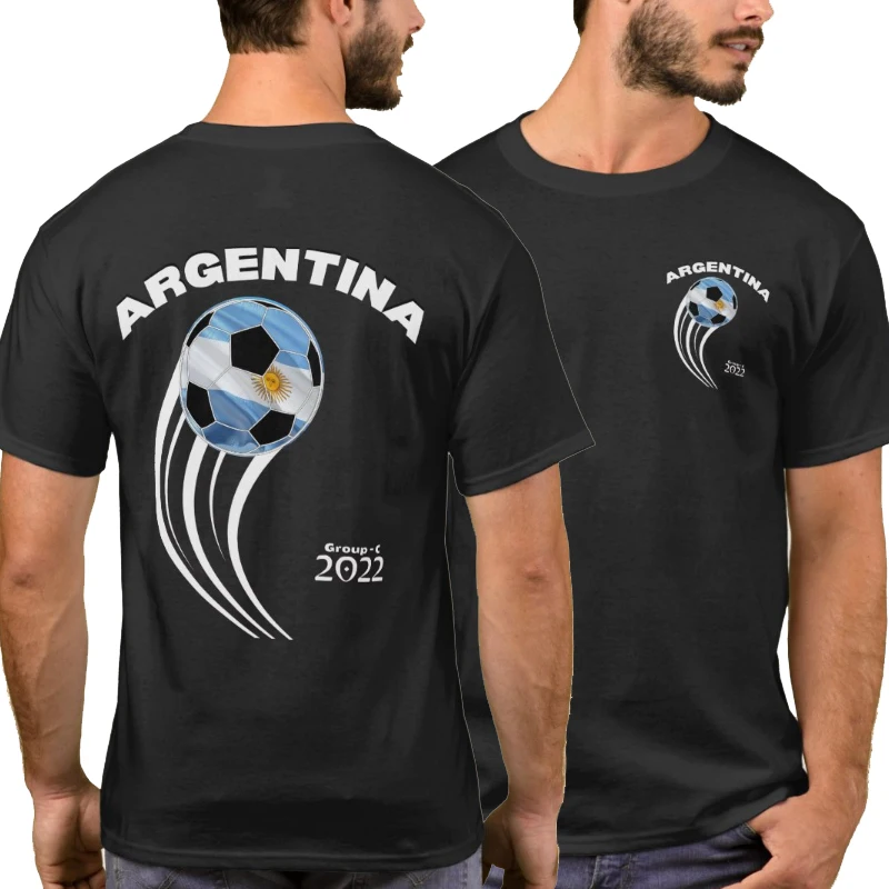 2022 World Football Argentina Team Soccer Fans T-Shirt New 100% Cotton Short Sleeve O-Neck Casual Mens T-shirt Streetwear
2022 World Football Argentina Team Soccer Fans T-Shirt New 100% Cotton Short Sleeve O-Neck Casual Mens T-shirt Streetwear