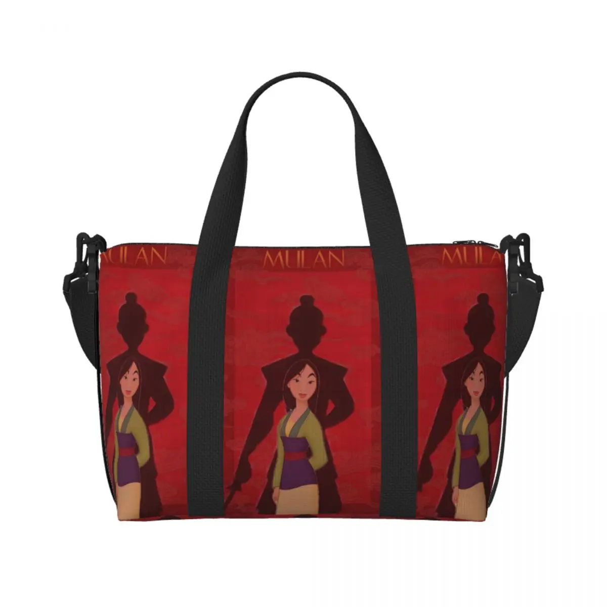 Custom Mulan Brave Hero Beach Tote Bag for Women Fashion Cartoon Movie Large Compartment Gym Beach Travel Bags
Custom Mulan Brave Hero Beach Tote Bag for Women Fashion Cartoon Movie Large Compartment Gym Beach Travel Bags