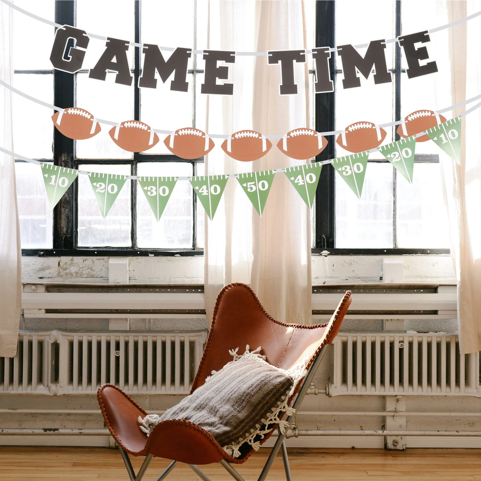 3pcs Football Theme Party Decorations Garland Set for Wall Hanging Supplies Paper Sports Banner Triangle Flags Birthday
3pcs Football Theme Party Decorations Garland Set for Wall Hanging Supplies Paper Sports Banner Triangle Flags Birthday