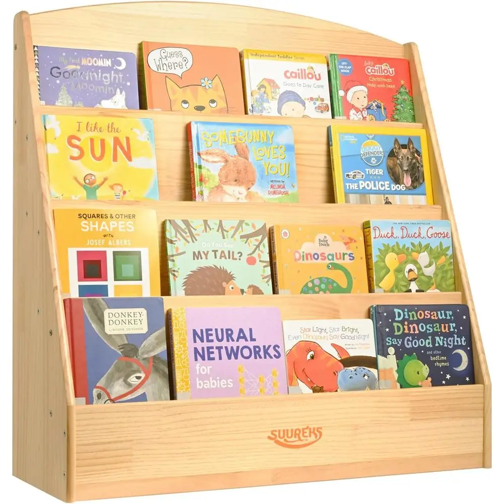 4 Tier Kids Bookshelf – Safe, Sturdy, Easy to Clean, Premium Wooden for Rooms, Playroom, Classroom, Nursery (31-1/2 D x 11-4/5 W
4 Tier Kids Bookshelf – Safe, Sturdy, Easy to Clean, Premium Wooden for Rooms, Playroom, Classroom, Nursery (31-1/2 D x 11-4/5 W