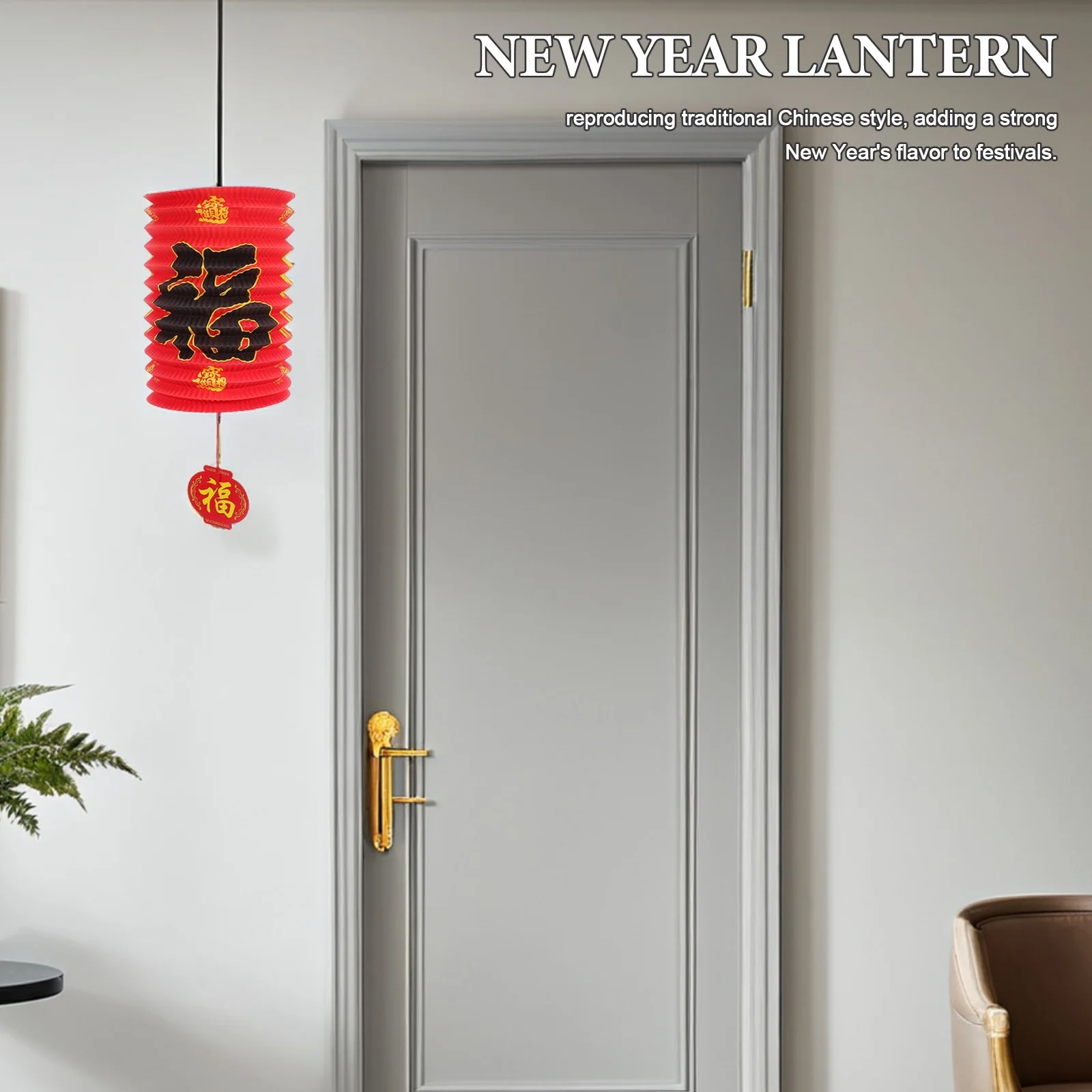 6Pcs Red Chinese New Year Hanging Lanterns Traditional Paper Decor for Spring Festival Outdoor Wedding Party Decoration Lunar
6Pcs Red Chinese New Year Hanging Lanterns Traditional Paper Decor for Spring Festival Outdoor Wedding Party Decoration Lunar