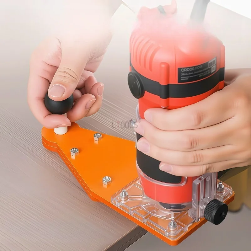 12MM Woodworking Trimmer Balance Board Router Circle Cut Jig New Arc Edge Banding Chamfer Groove Trimming Auxiliary Tool Guide
12MM Woodworking Trimmer Balance Board Router Circle Cut Jig New Arc Edge Banding Chamfer Groove Trimming Auxiliary Tool Guide