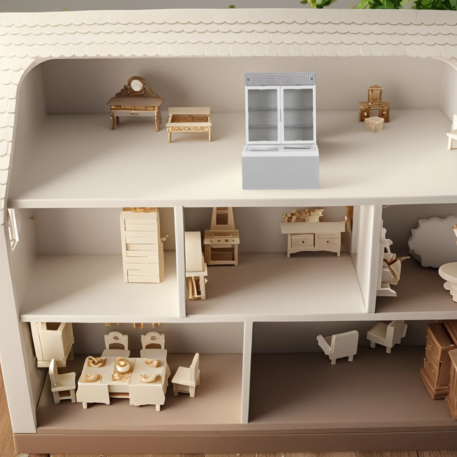 Simulation Ice Cream Cabinet Dollhouse Kitchen Appliances Furniture Pretend Mini Fridge Toy Miniature Display Toys
Simulation Ice Cream Cabinet Dollhouse Kitchen Appliances Furniture Pretend Mini Fridge Toy Miniature Display Toys