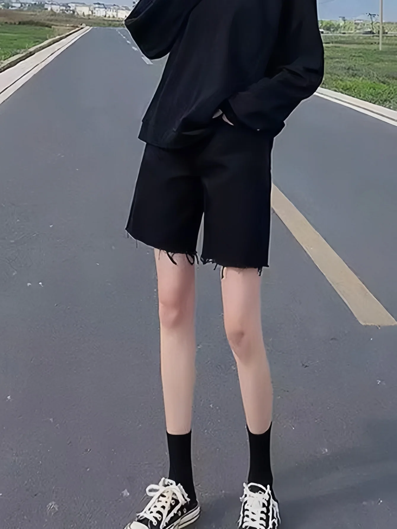 Men's Skinny Fit Black Jorts Casual Original Jeans Pants Streetwear Man Shorts
Men's Skinny Fit Black Jorts Casual Original Jeans Pants Streetwear Man Shorts