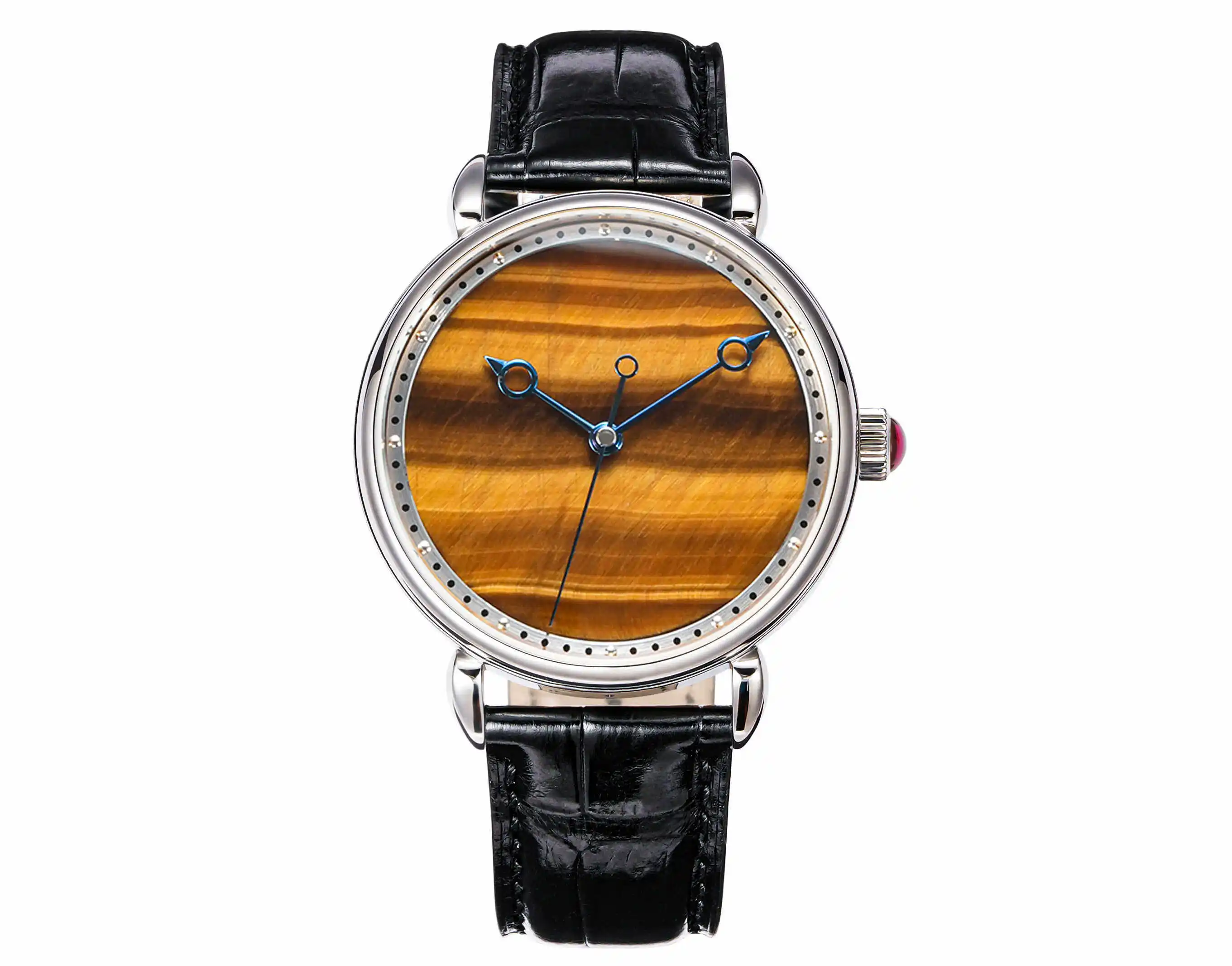 Huasuo Natural Tiger's Eye Stone Dial Watch Fully Automatic Mechanical Men's Watch Waterproof
Huasuo Natural Tiger's Eye Stone Dial Watch Fully Automatic Mechanical Men's Watch Waterproof
