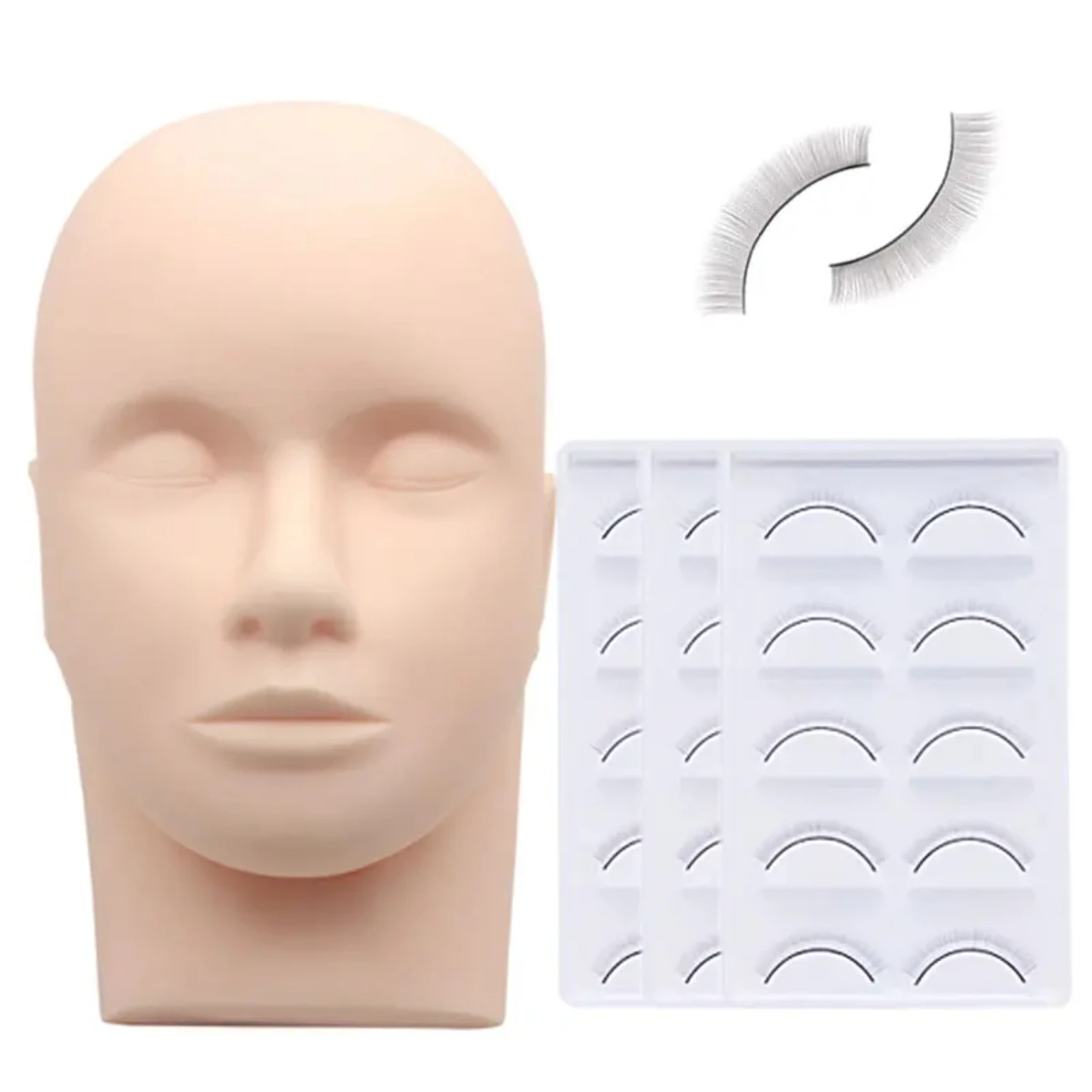 Manikin Eyelash Extension Exercise False Eyelash Silicone Manikin Lash Extension Kit Makeup Tool
Manikin Eyelash Extension Exercise False Eyelash Silicone Manikin Lash Extension Kit Makeup Tool