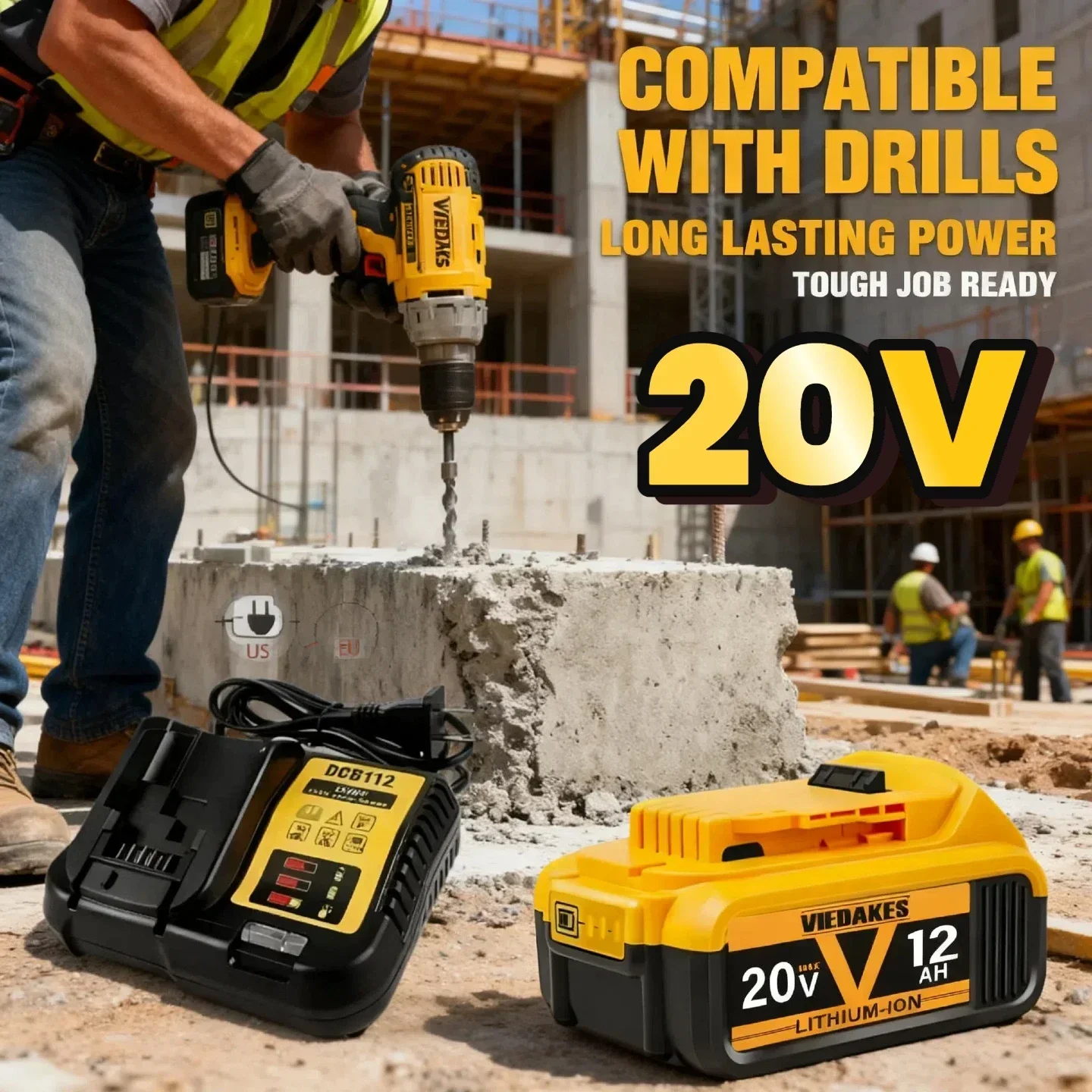 100% Original 20V Battery, 8AH 10AH 12AH Lithium Ion tool Battery, for Dewalt DCB200 Power Tool Replacement Battery 품질 보증❧ி
100% Original 20V Battery, 8AH 10AH 12AH Lithium Ion tool Battery, for Dewalt DCB200 Power Tool Replacement Battery 품질 보증❧ி