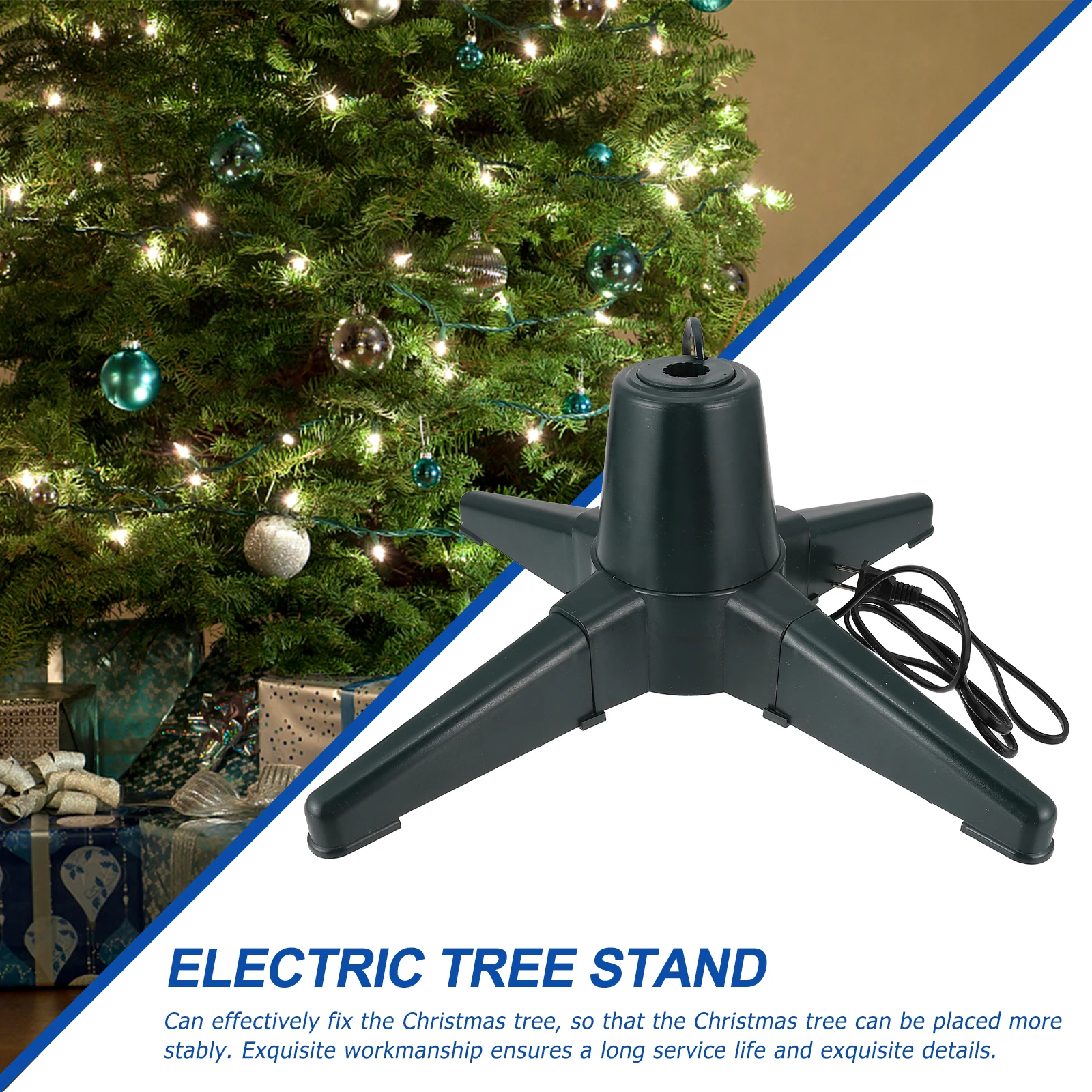 Xmas Trees Electric Christmas Stand Rotatable Support Artificial Base Bracket Green
Xmas Trees Electric Christmas Stand Rotatable Support Artificial Base Bracket Green