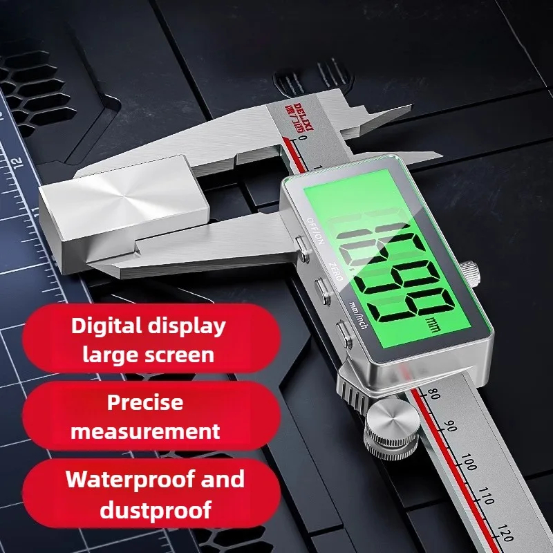 300MM Vernier Caliper Professional Industrial Measuring Tool Waterproof Portable Digital Vernier Caliper Electronic Gauging Tool
300MM Vernier Caliper Professional Industrial Measuring Tool Waterproof Portable Digital Vernier Caliper Electronic Gauging Tool