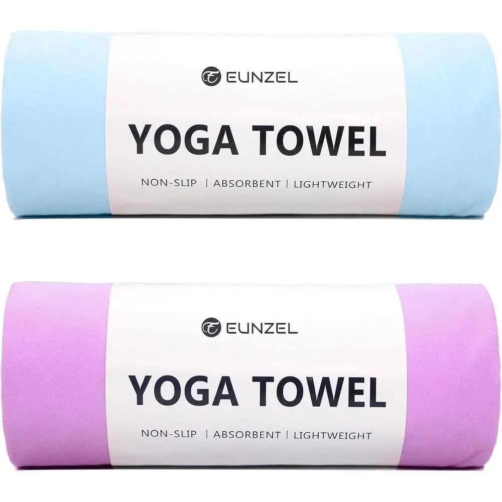 Dual Pack Non-Slip Absorbent Yoga Mat Towels for Hot Yoga, Pilates, and Workouts, 72 x 26.5, Blue/Purple
Dual Pack Non-Slip Absorbent Yoga Mat Towels for Hot Yoga, Pilates, and Workouts, 72 x 26.5, Blue/Purple