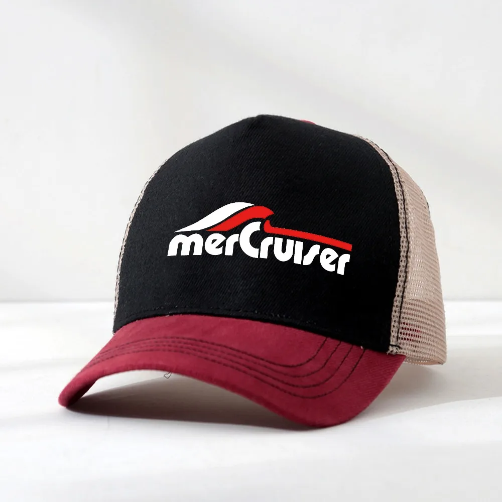 Mercruiser Boating Boat Outboard T Shirt Men Summer Baseball Cap Man Cool mesh breathable Visors Snapback hat Casquette Gorras
Mercruiser Boating Boat Outboard T Shirt Men Summer Baseball Cap Man Cool mesh breathable Visors Snapback hat Casquette Gorras