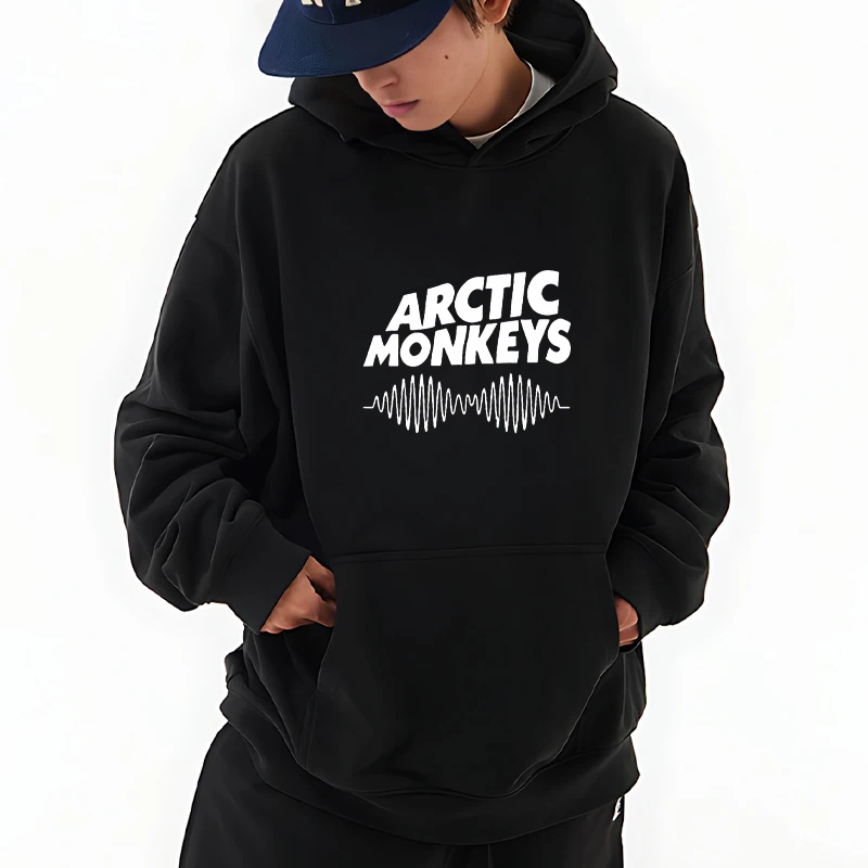 2025 Fashion Rock Arctic Monkeys printed Hoodies Men Women Hip Hop streetwear Fleece Sweatshirt Unisex Long sleeve pullover
2025 Fashion Rock Arctic Monkeys printed Hoodies Men Women Hip Hop streetwear Fleece Sweatshirt Unisex Long sleeve pullover