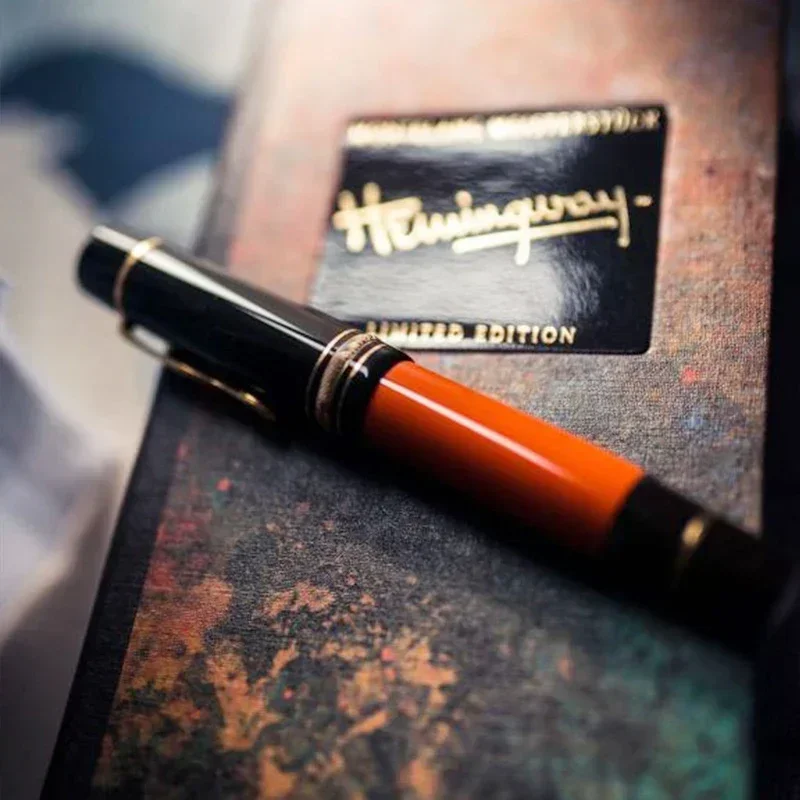 Luxury Ballpoint Pen Hemingway Signature Writing Pen Office Accessories Rollerball Pen School stationery
Luxury Ballpoint Pen Hemingway Signature Writing Pen Office Accessories Rollerball Pen School stationery