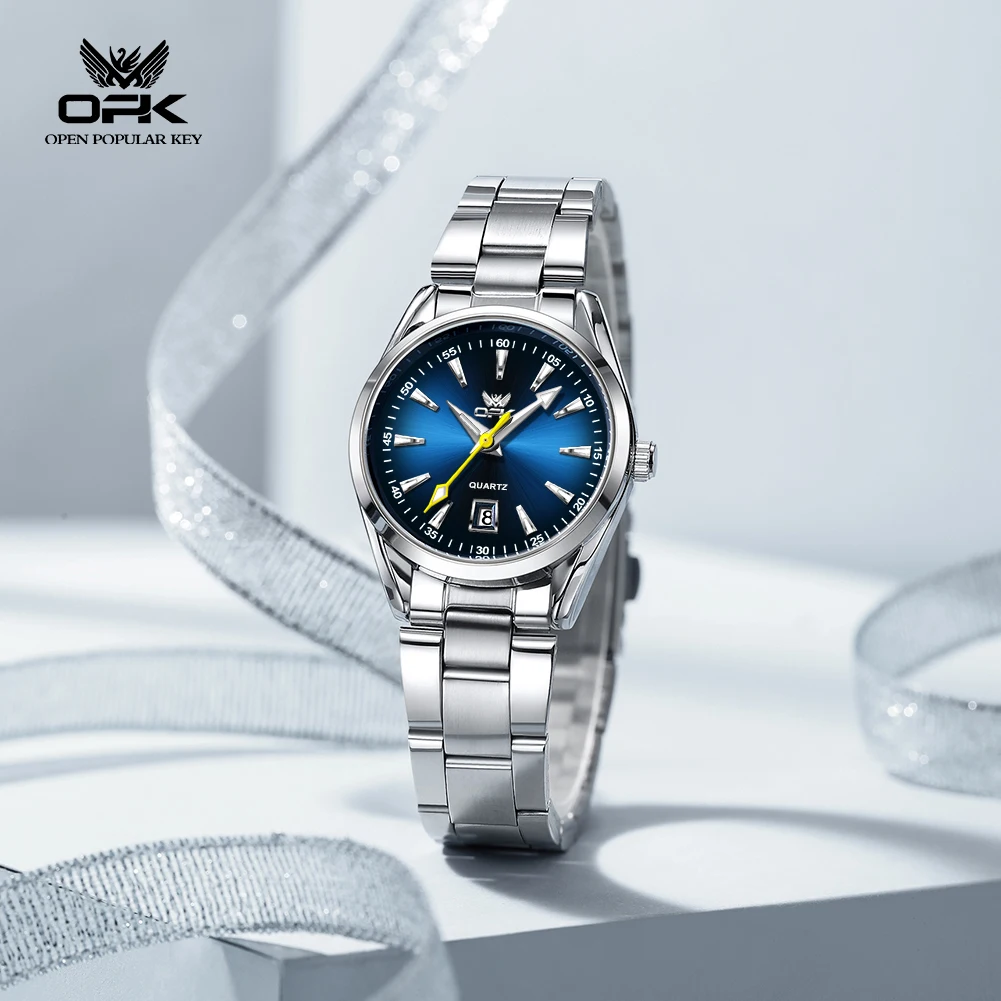 OPK 6088 Classic Round Original Quartz Movement Watch Premium Steel Strap HD Luminous Function 30m Waterproof Watch For Men
OPK 6088 Classic Round Original Quartz Movement Watch Premium Steel Strap HD Luminous Function 30m Waterproof Watch For Men
