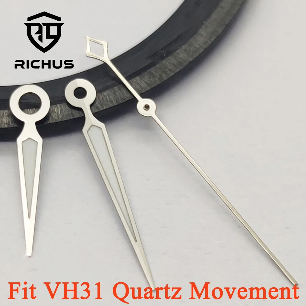 RICHUS 10mm*14mm*15mm VH31 Watch Hands Green Luminous Fit VH31 Movement Watch Accessories
RICHUS 10mm*14mm*15mm VH31 Watch Hands Green Luminous Fit VH31 Movement Watch Accessories