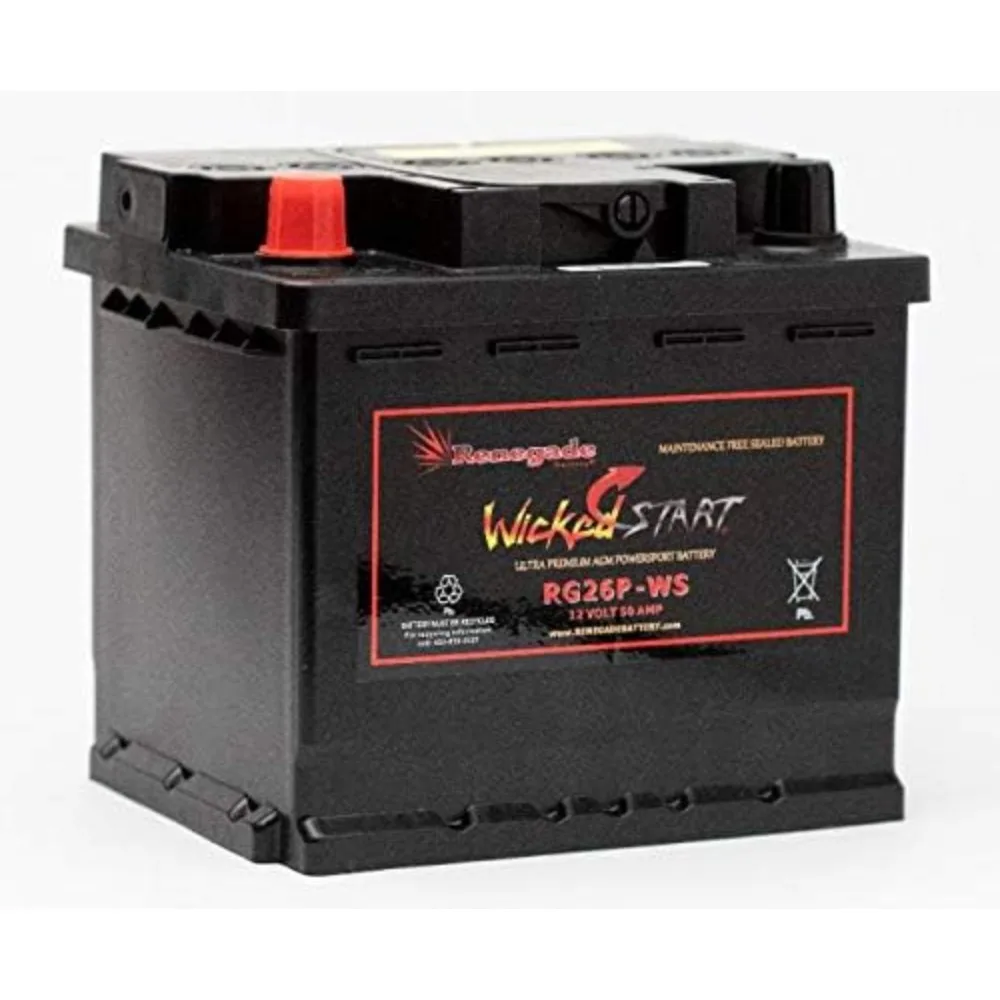 RG26P-WS; 2015 Slingshot/Slingshot SL SEALED MAINTENANCE FREE AGM BATTERY 600+ CCA'S
RG26P-WS; 2015 Slingshot/Slingshot SL SEALED MAINTENANCE FREE AGM BATTERY 600+ CCA'S