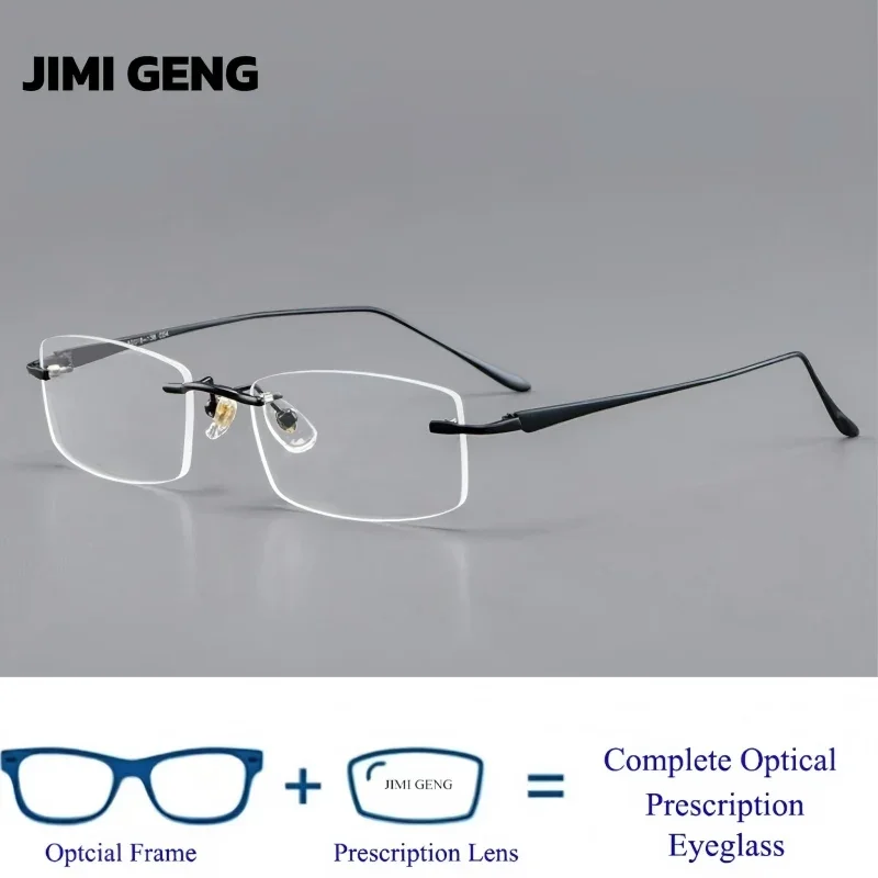 Fashionable Half Frame Glasses, Made of Pure Titanium Material, Ultra Light and Comfortable Men's and Women's Myopia Glasses
Fashionable Half Frame Glasses, Made of Pure Titanium Material, Ultra Light and Comfortable Men's and Women's Myopia Glasses