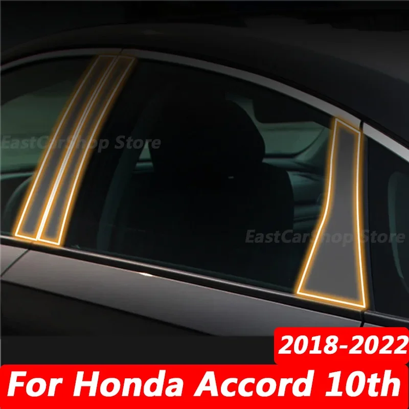 For Honda Accord 10th 2018 2019-2022 Car TPU Window Pillar Anti-scratch Protective Film Transparent Repair Film Accessorie Cover
For Honda Accord 10th 2018 2019-2022 Car TPU Window Pillar Anti-scratch Protective Film Transparent Repair Film Accessorie Cover