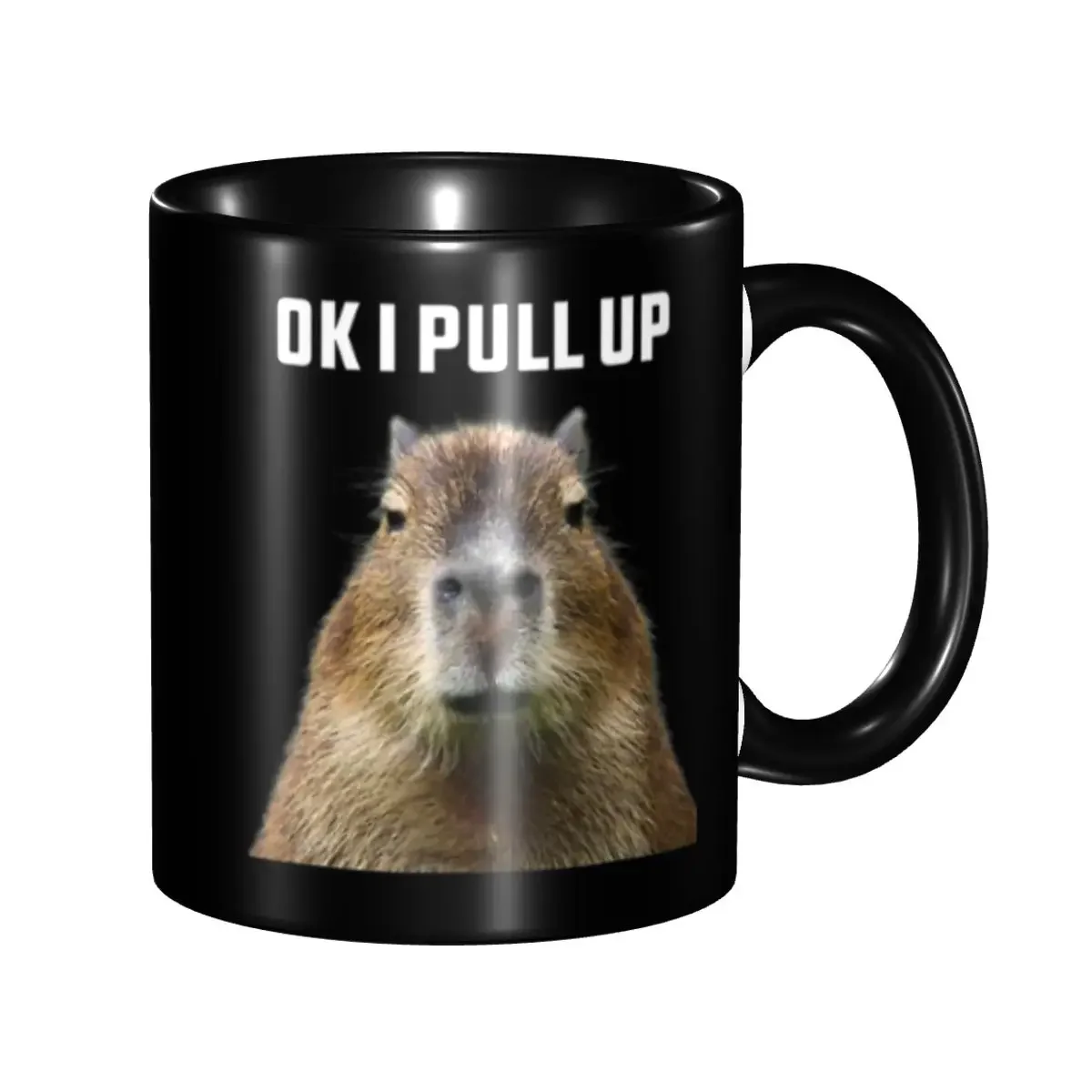 Ok I Pull Up Capybara Coffee Mug DIY Custom Ceramic Tea Milk Mug Cup
Ok I Pull Up Capybara Coffee Mug DIY Custom Ceramic Tea Milk Mug Cup