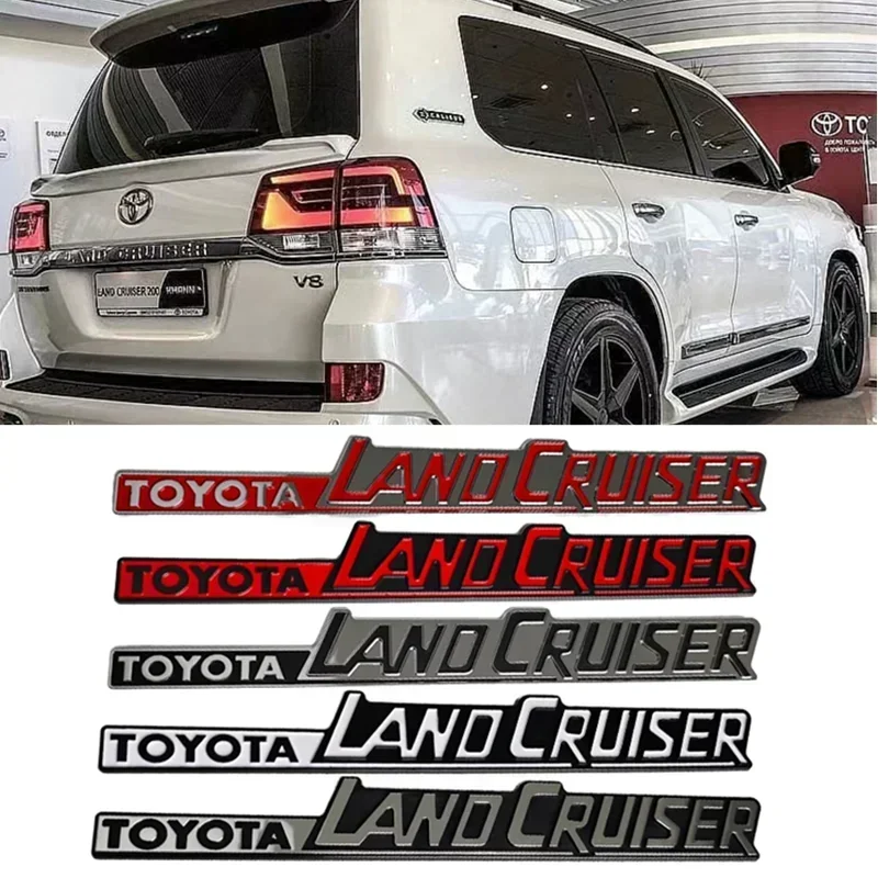 3D Car Sticker For Toyota Land Cruiser 90 100 120 150 200 lc100 lc200 lc300 Prado Luggage trunk side door wing decorative decal
3D Car Sticker For Toyota Land Cruiser 90 100 120 150 200 lc100 lc200 lc300 Prado Luggage trunk side door wing decorative decal