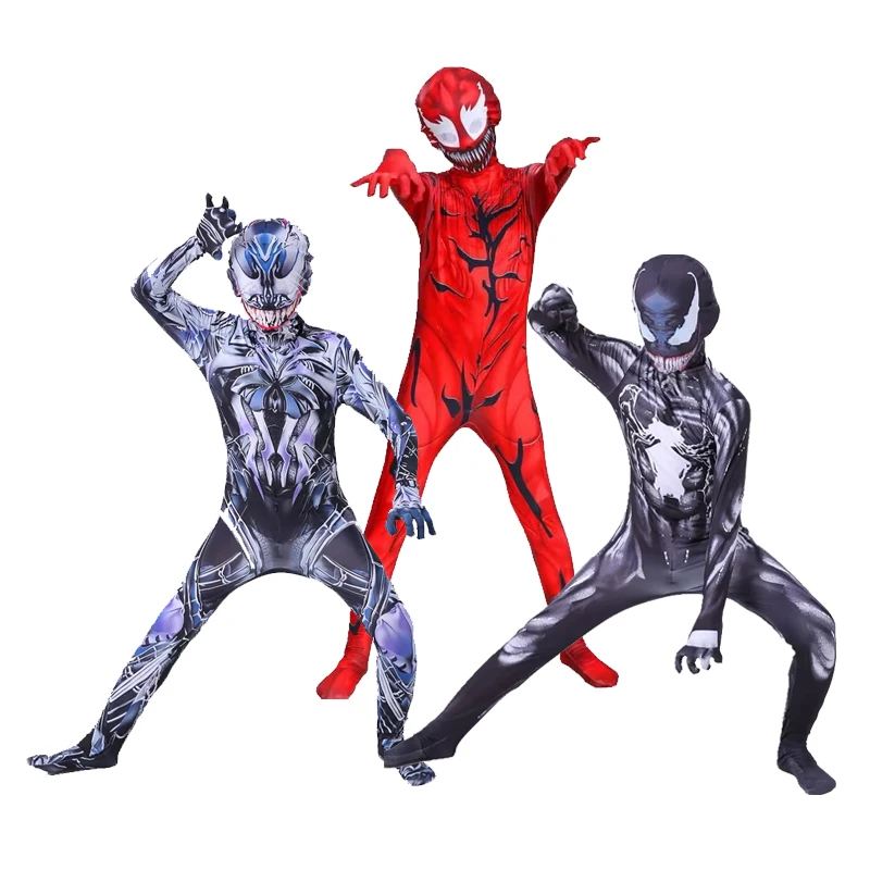 Venom Spider Man Cosplay Costume Adult Full Body Jumpsuit with Mask for Halloween Carnival Comic Party Superhero Costume Set
Venom Spider Man Cosplay Costume Adult Full Body Jumpsuit with Mask for Halloween Carnival Comic Party Superhero Costume Set