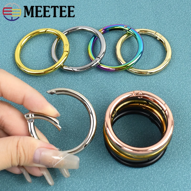5/10Pcs 16-50mm Metal O Ring Openable Spring Hook Buckles for Bag Strap Handbags Keychain Connector Clips Clasp DIY Accessories
5/10Pcs 16-50mm Metal O Ring Openable Spring Hook Buckles for Bag Strap Handbags Keychain Connector Clips Clasp DIY Accessories